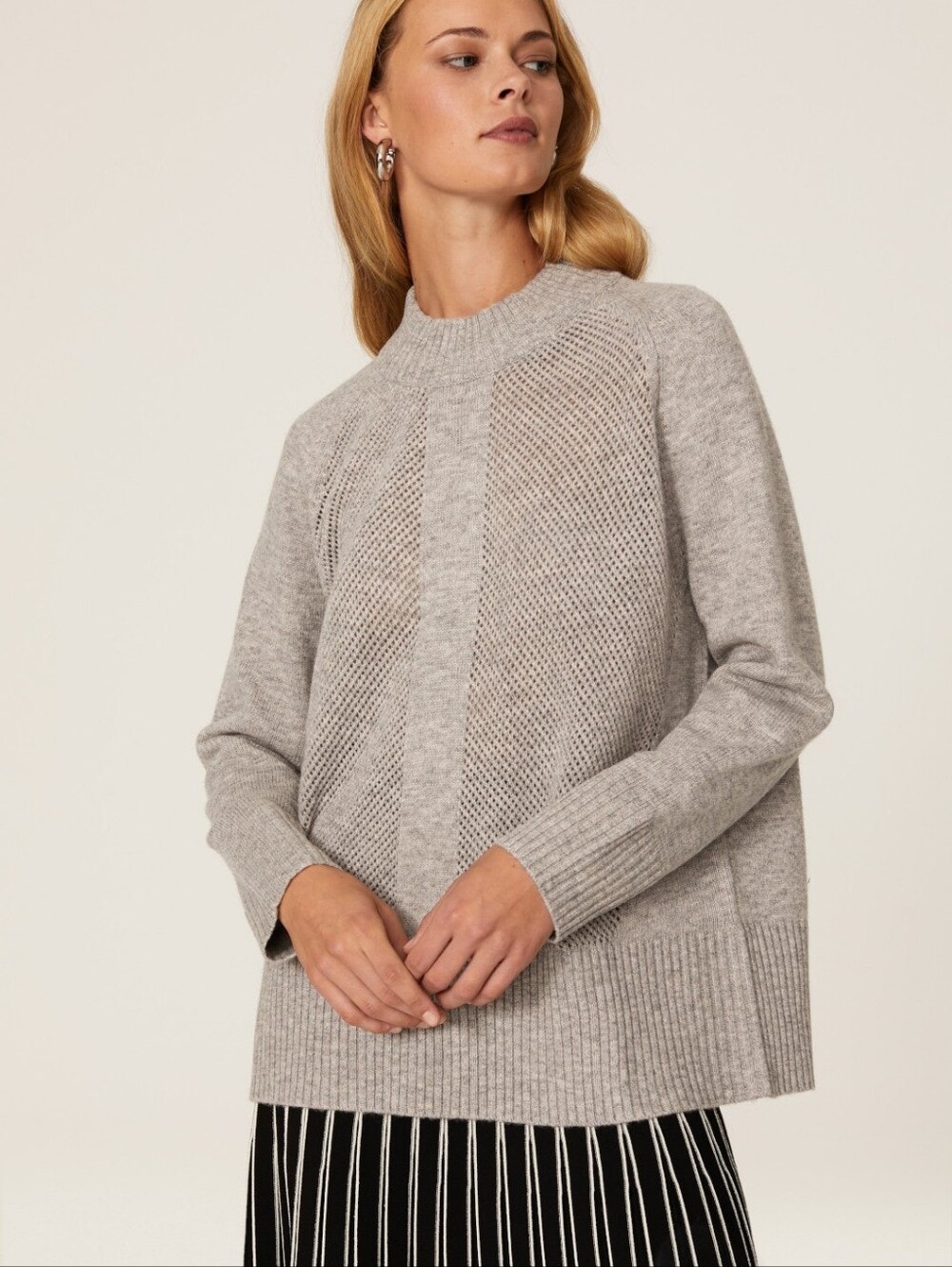 Victo Alfaro Mock Neck Sweater